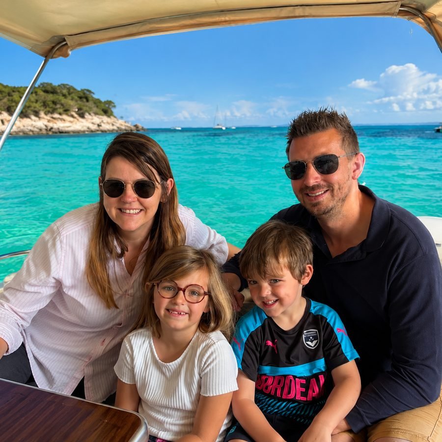 Notre famille en Sardaigne